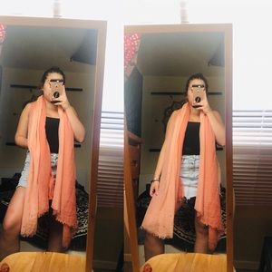 Pink scarf